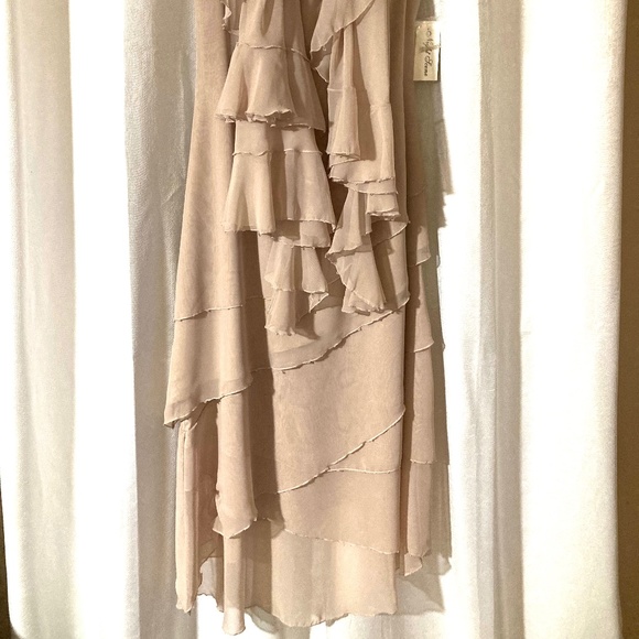 NEW Night Scene Formal Maxi Dress with Shawl/Wrap - Picture 2 of 16